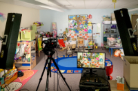 video recording session inside a classroom